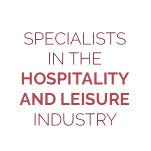 Specialists in hospitality and leisure industry